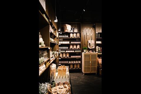 Kitchen equipment on display at  Søstrene Grene store, Wandsworth